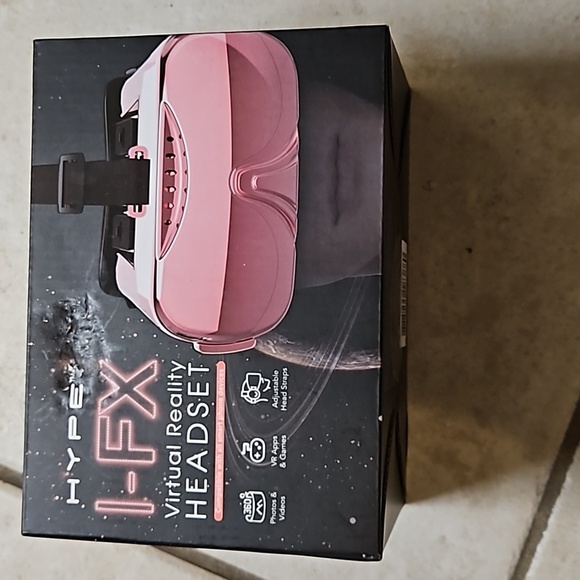 Hype I-Fx Virtual Reality Headset Compatible w/ All Smart Phones 360° Views - Picture 1 of 9